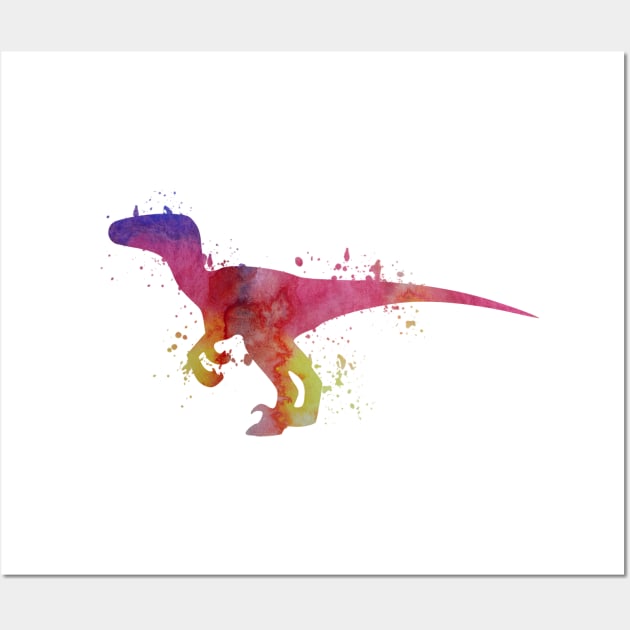 Velociraptor Wall Art by TheJollyMarten